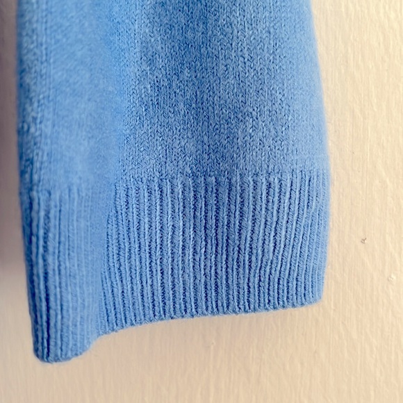 I.E. Petite Blue Cardigan, Petite Small - Picture 5 of 8